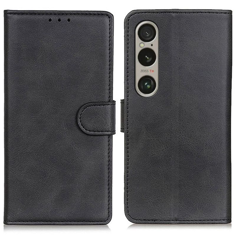 Housse Sony Xperia 1 VI Simili Cuir Mat