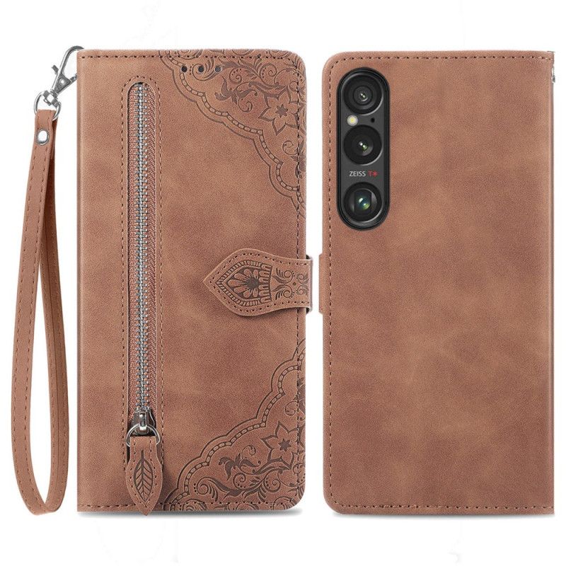 HousseSony Xperia 1 VI Dentelle Pochette Avant