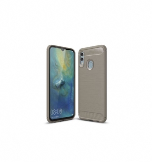 Honor 10 Lite - Coque gel brossé carbone