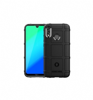 Honor 10 Lite - Coque protectrice square grid - Noir