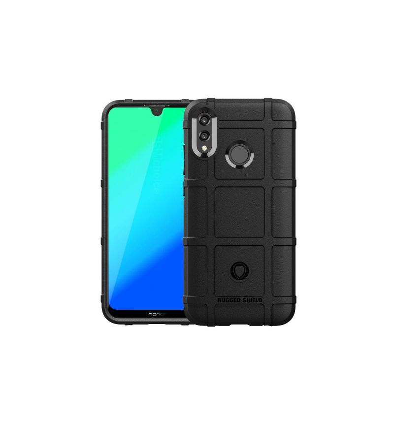 Honor 10 Lite - Coque protectrice square grid - Noir