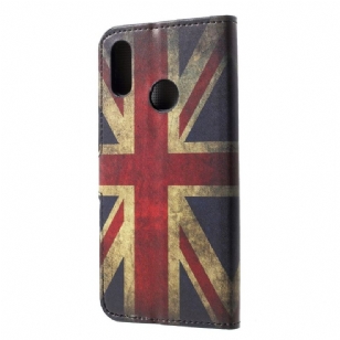 Honor 10 Lite - Étui Drapeau Anglais Vintage