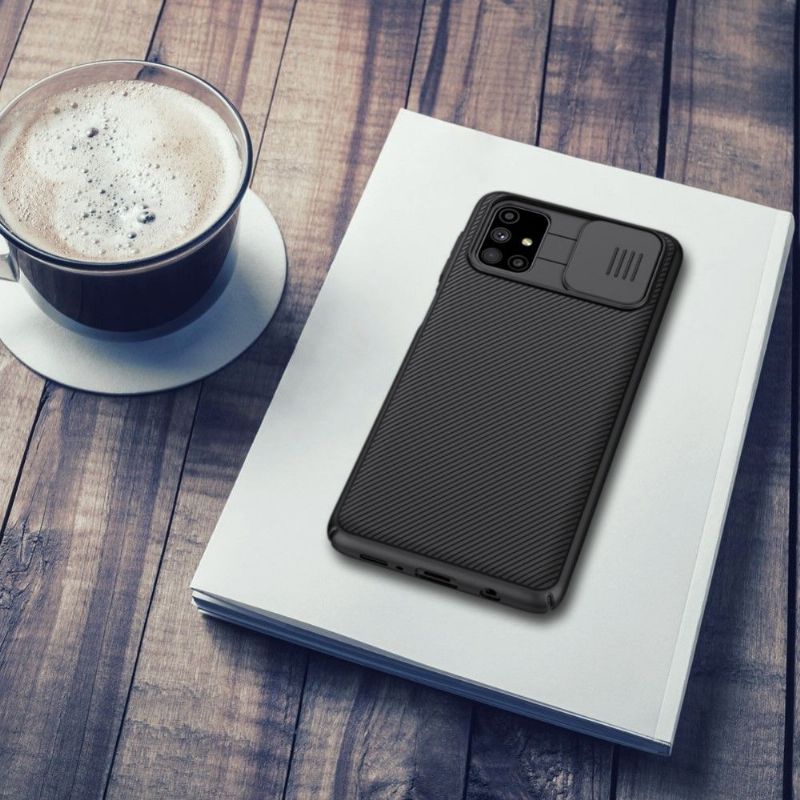 Coque Samsung Galaxy M51 avec cache objectif arrière