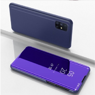 Coque Samsung Galaxy M51 avec rabat effet miroir