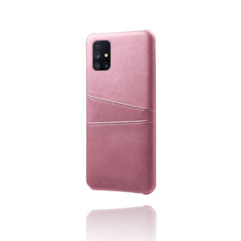 Coque Samsung Galaxy M51 Mélodie Effet Cuir Porte Cartes