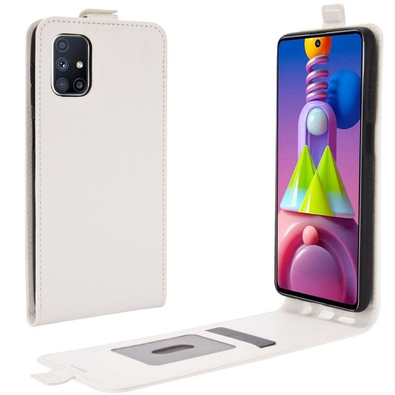 Housse Samsung Galaxy M51 simili cuir avec rabat verticale