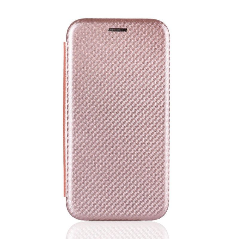 Housse Samsung Galaxy M51 Simili Cuir Style Fibre de Carbone