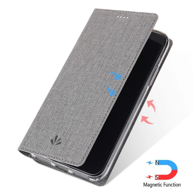 Housse Huawei P40 Lite 5G croisillons fonction support