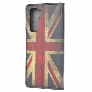 Housse Huawei P40 Lite 5G drapeau anglais vintage