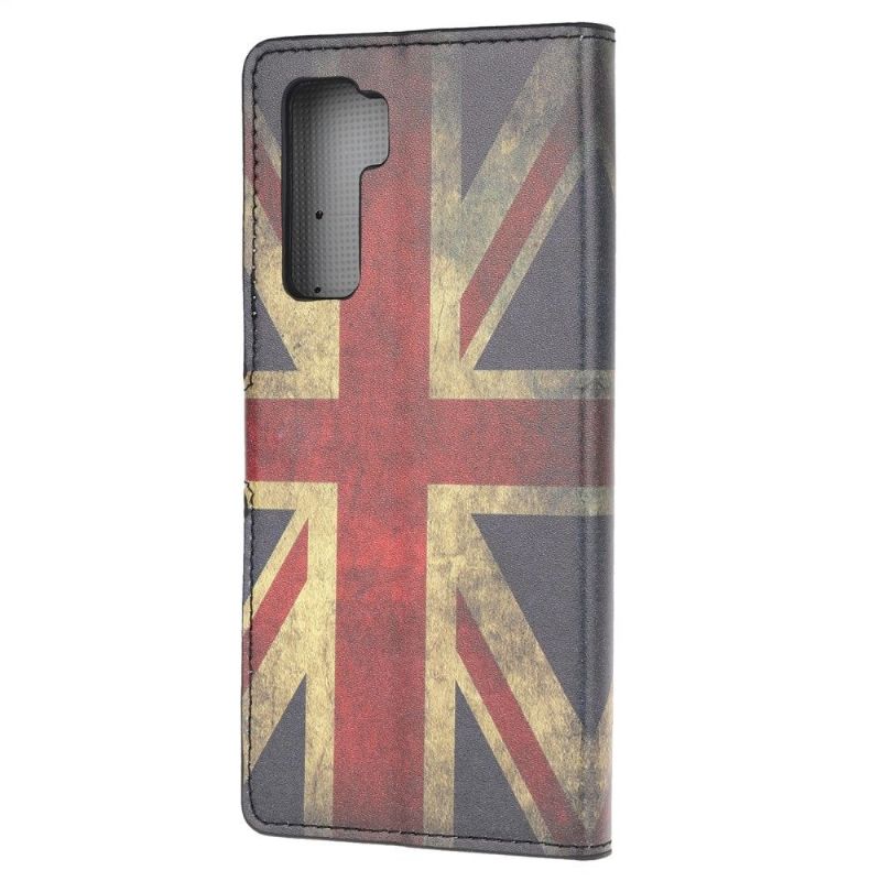 Housse Huawei P40 Lite 5G drapeau anglais vintage