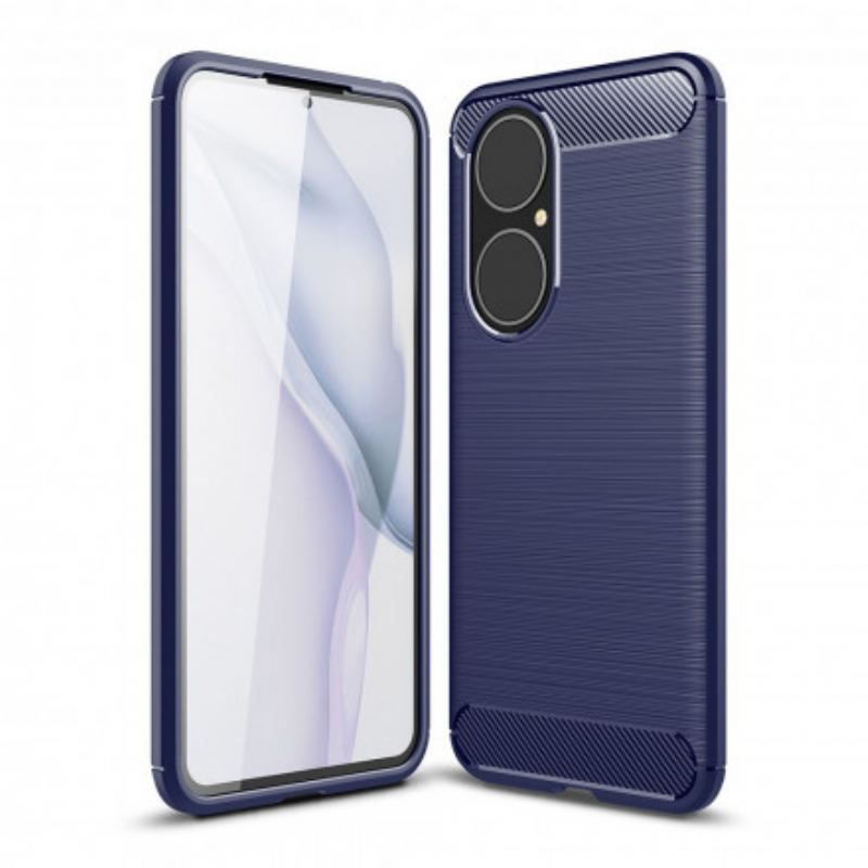 Coque Huawei P50 Fibre Carbone Brossée