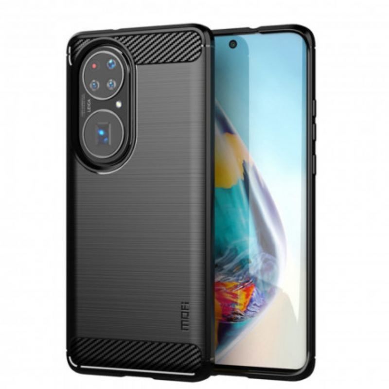 Coque Huawei P50 Fibre Carbone Brossée MOFI