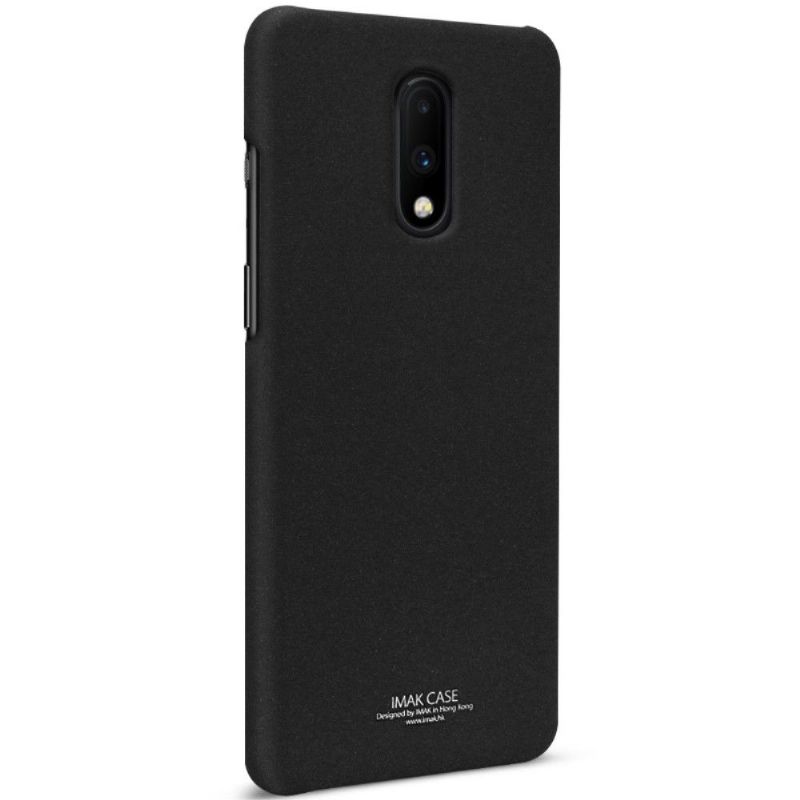 OnePlus 7 - Coque Imak finition mat + support amovible - Noir