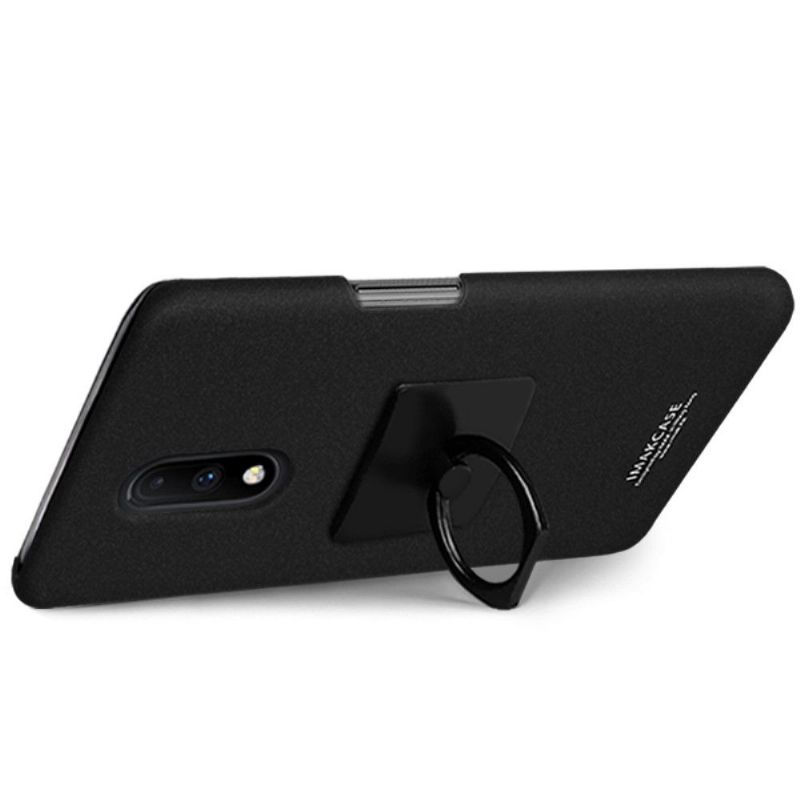 OnePlus 7 - Coque Imak finition mat + support amovible - Noir