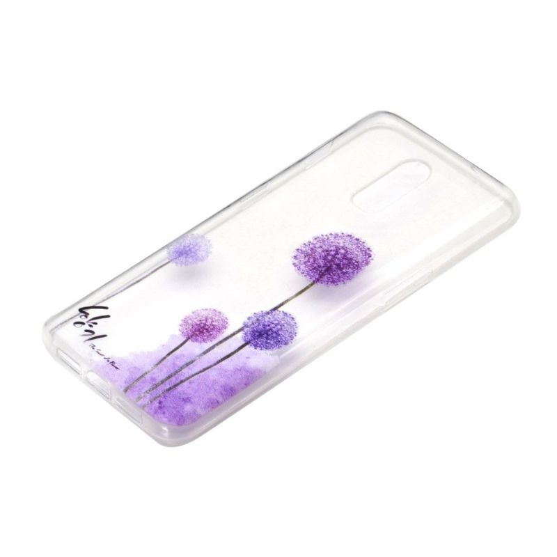 OnePlus 7 - Coque transparente pissenlits