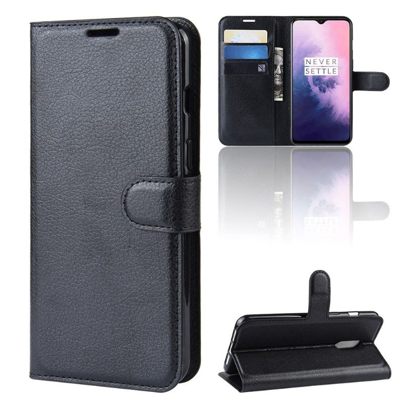 OnePlus 7 - Étui style cuir portefeuille