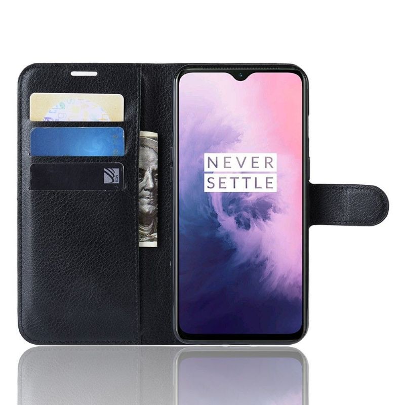 OnePlus 7 - Étui style cuir portefeuille