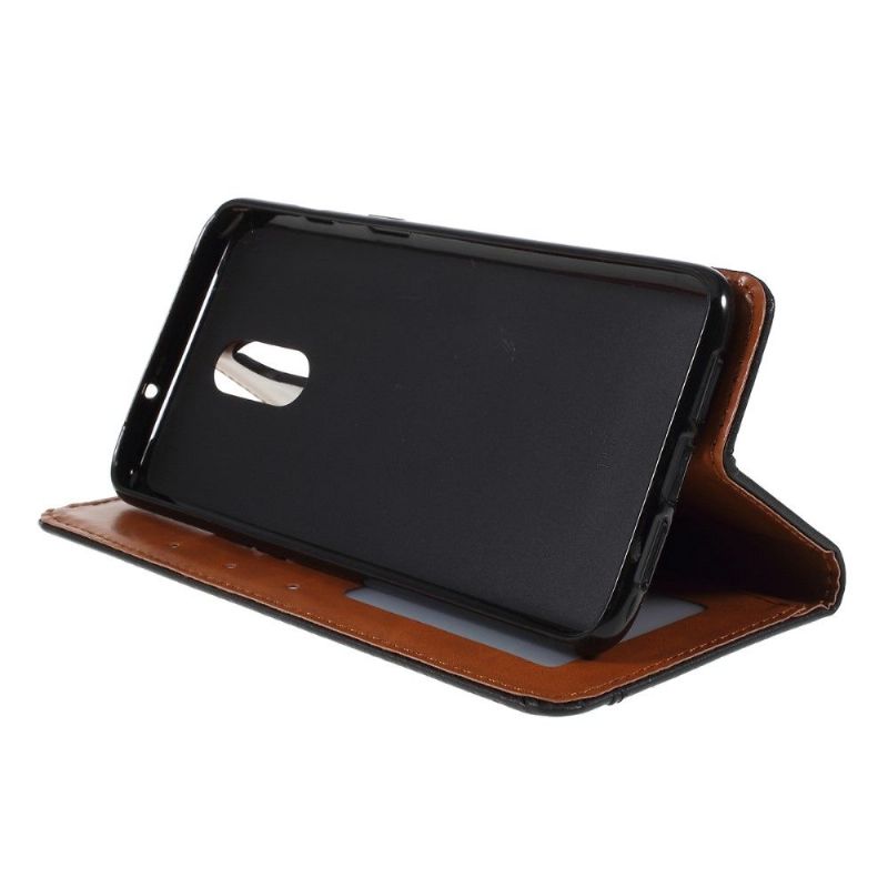 OnePlus 7 - Housse cuir stand case