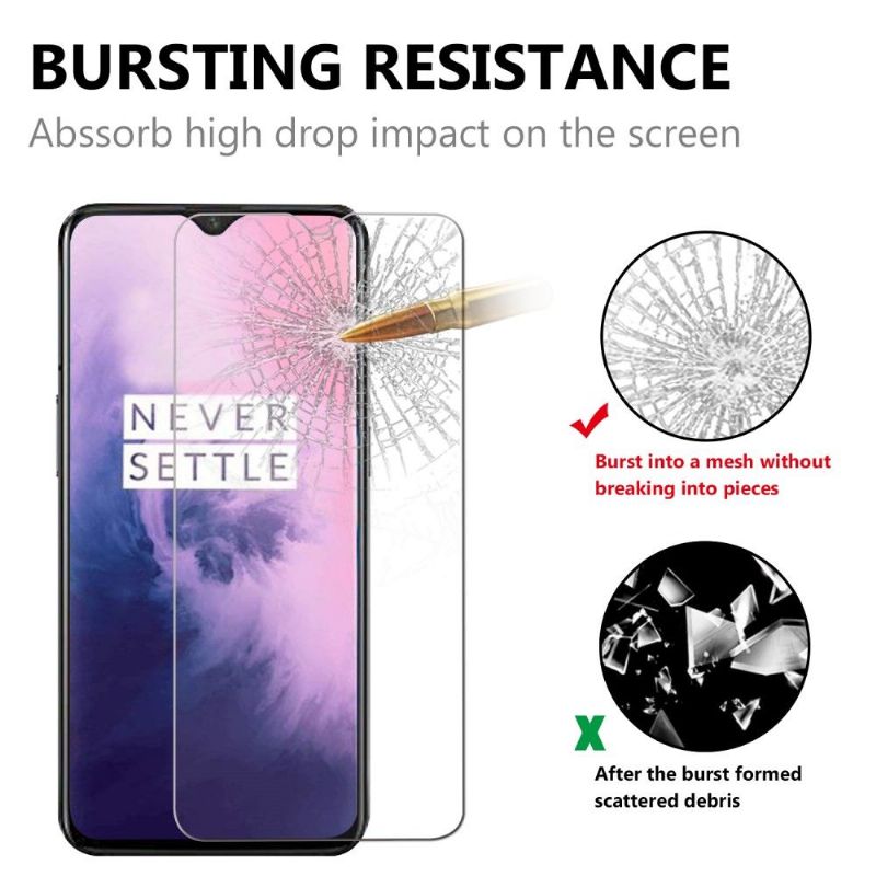 OnePlus 7 - Pack de 2 films en verre trempé