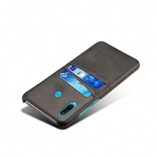 Huawei P30 Lite - Coque Mélodie effet cuir porte cartes