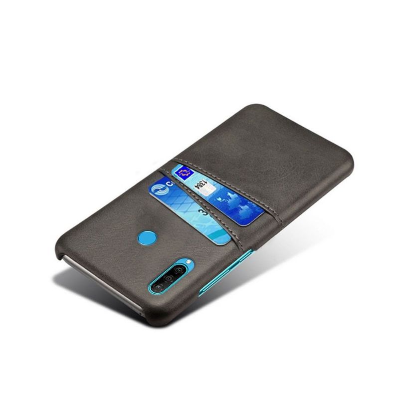 Huawei P30 Lite - Coque Mélodie effet cuir porte cartes