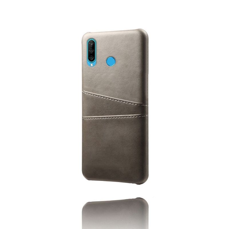 Huawei P30 Lite - Coque Mélodie effet cuir porte cartes