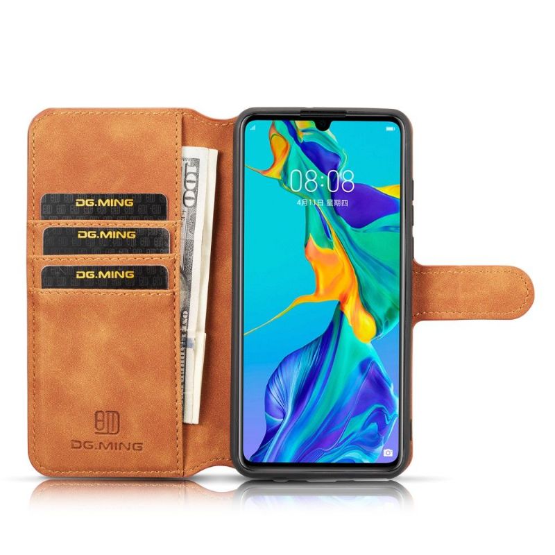 Huawei P30 Lite - Housse DG MING effet cuir