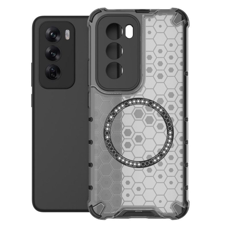 Coque Oppo Reno 12 5G Magnétique Nid d'Abeille