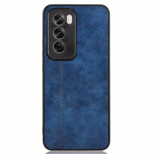 Coque Oppo Reno 12 5G Simili Cuir Couture