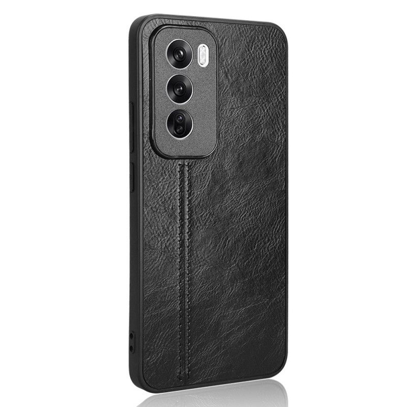 Coque Oppo Reno 12 5G Simili Cuir Couture