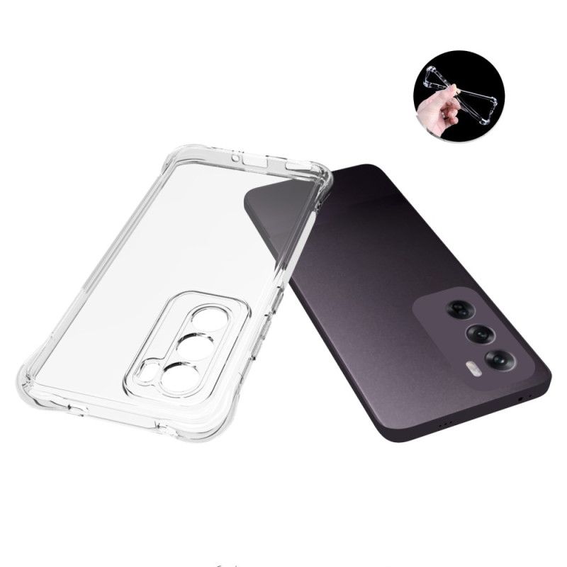 Coque Oppo Reno 12 5G Transparente Coins Renforcés