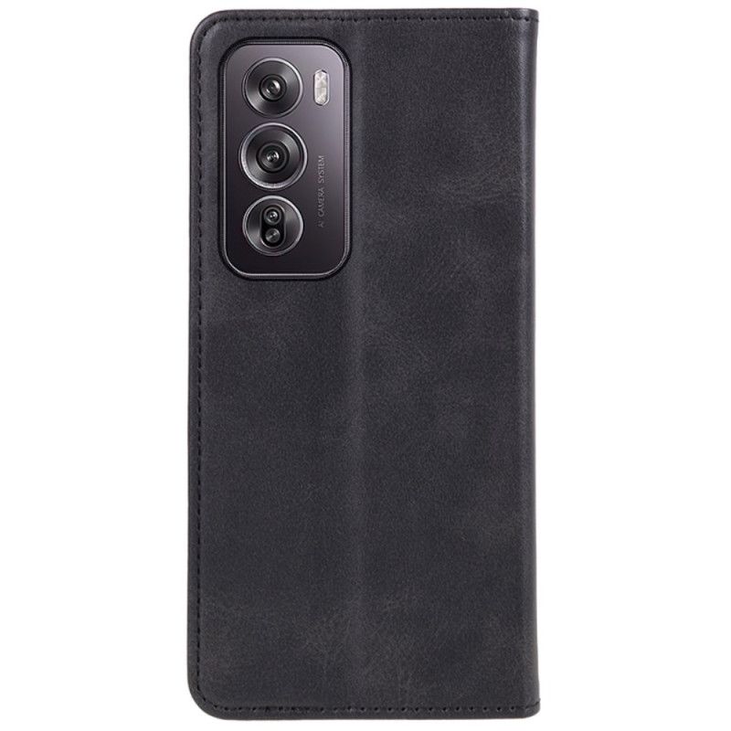 Flip Cover Oppo Reno 12 5G Simili Cuir