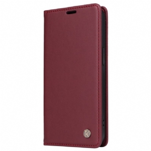 Flip Cover Oppo Reno 12 5G Style Cuir YIKATU