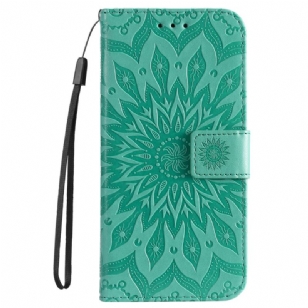 Housse Oppo Reno 12 5G Mandala à Lanière