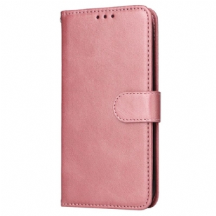 Housse Oppo Reno 12 5G Simili Cuir Uni à Lanière