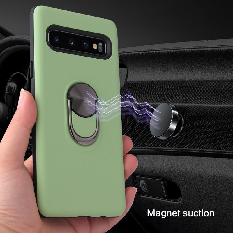 Coque Samsung Galaxy S10 5G effet mat avec support au dos