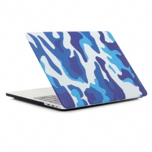 Coque MacBook Pro 13 / Touch Bar Camouflage Militaire - Bleu