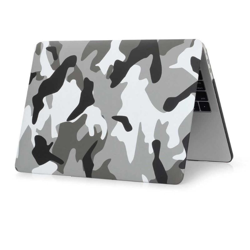 Coque MacBook Pro 13 / Touch Bar Camouflage Militaire - Gris