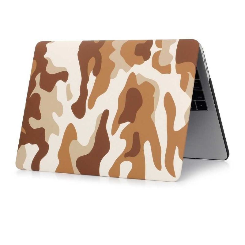 Coque MacBook Pro 13 / Touch Bar Camouflage Militaire - Marron