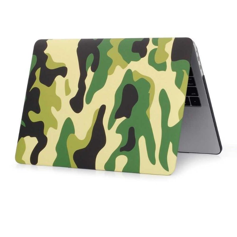 Coque MacBook Pro 13 / Touch Bar Camouflage Militaire - Vert