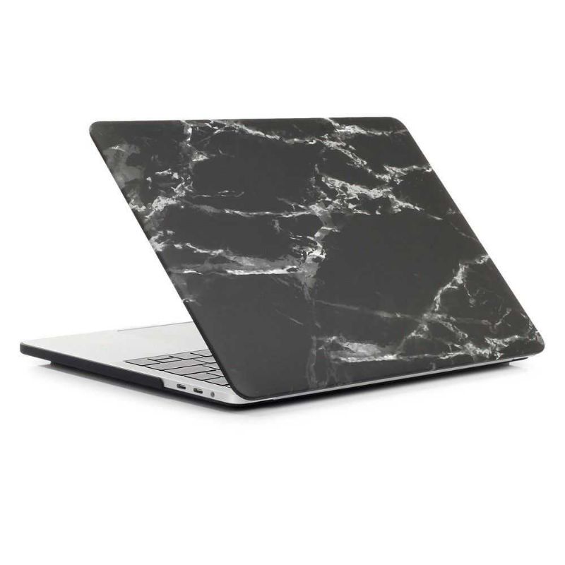 Coque MacBook Pro 13 / Touch Bar Marbre - Noir