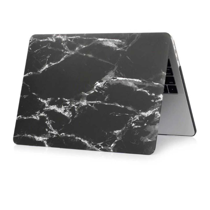 Coque MacBook Pro 13 / Touch Bar Marbre - Noir