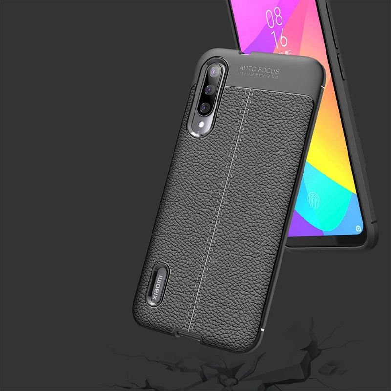 Xiaomi Mi A3 - Coque gel finition simili cuir