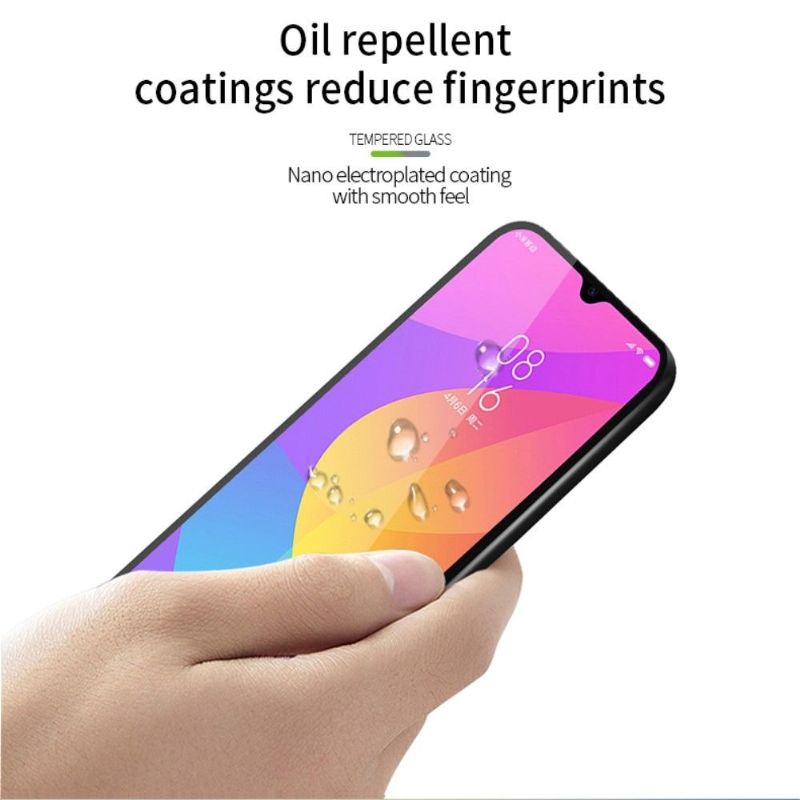 Xiaomi Mi A3 - Protection d’écran en verre trempé full size - Noir