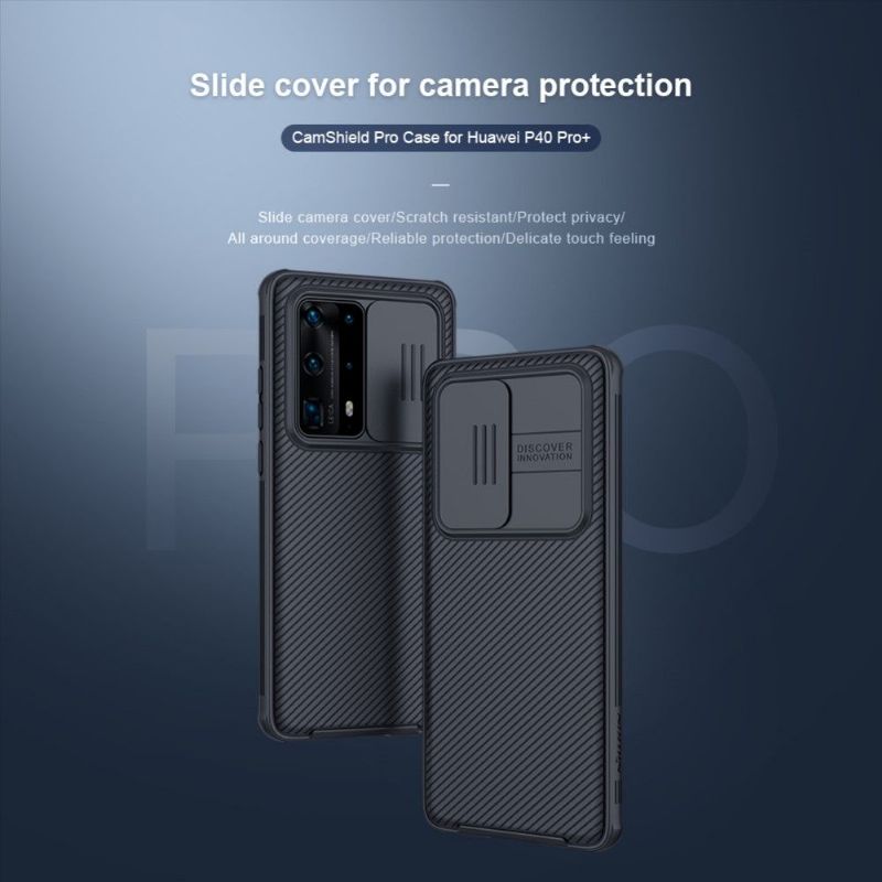 Coque Huawei P40 Pro+ avec cache objectif arrière