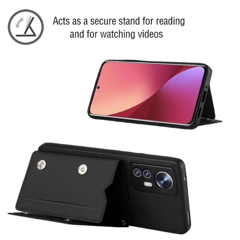 Coque Xiaomi 12 Pro AUDE sangle multi compartiments