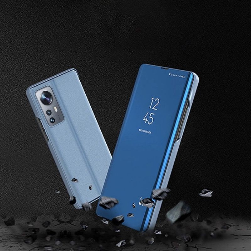 Coque Xiaomi 12 Pro avec rabat effet miroir