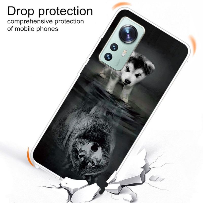 Coque Xiaomi 12 Pro Chien et Loup