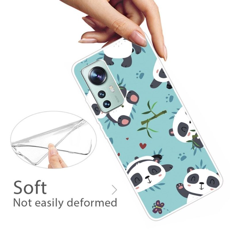 Coque Xiaomi 12 Pro Pandas