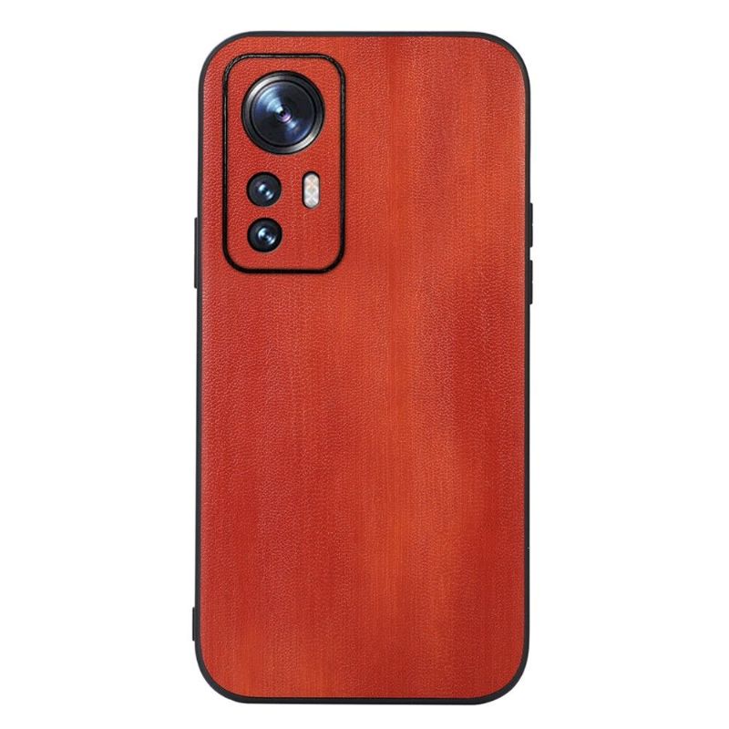 Coque Xiaomi 12 Pro REBEKA effet cuir